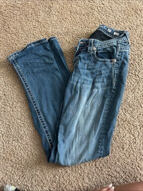 Miss Me Women’s Boot Cut Jeans - Medium Blue Fade